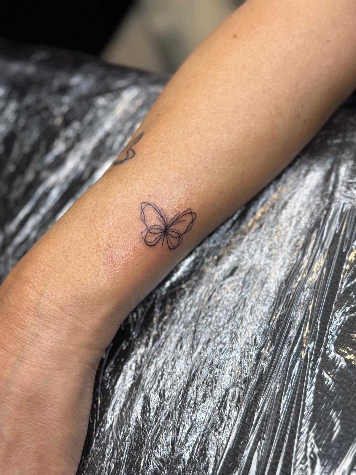 Fineline tattoo 13