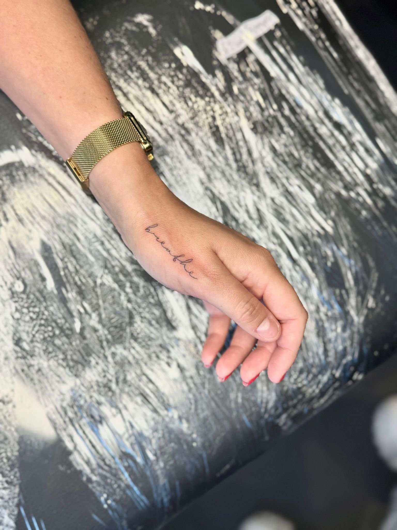 Fineline tattoo 9